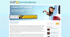 Desktop Screenshot of gapinsurancequotes.org